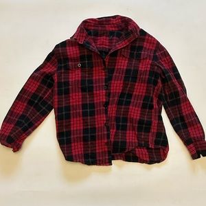 Adult Medium Flannel Button Up
